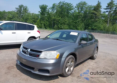 2013 Dodge Avenger Se from USA, damaged, VIN 1C3CDZAB0DN637571